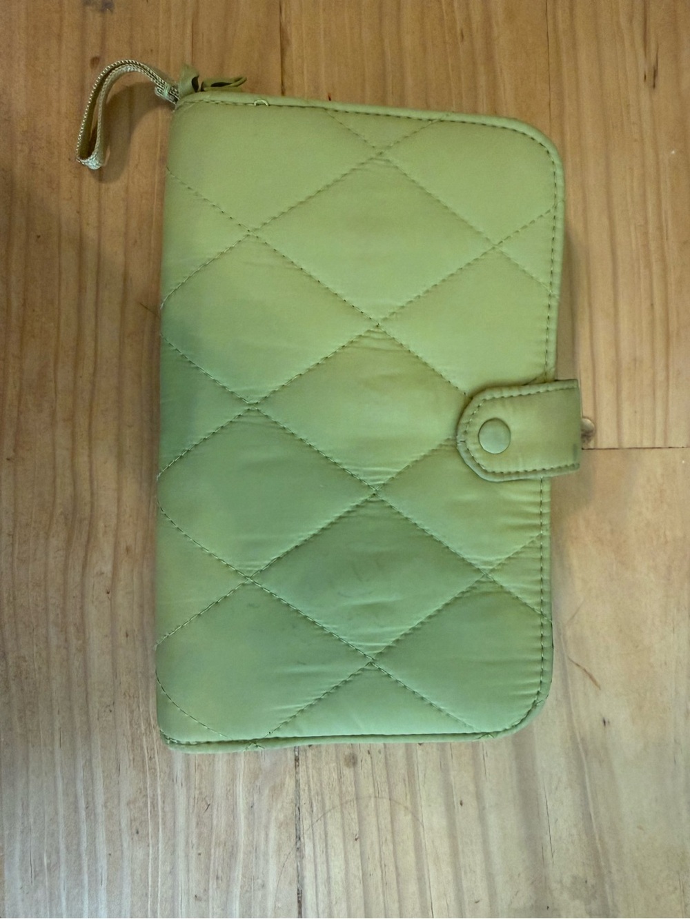 Vera Bradley Quilted Green Women's Zip Wallet
